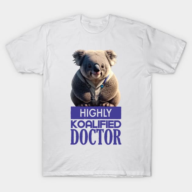 Just a Highly Koalified Doctor Koala 3 T-Shirt by Dmytro